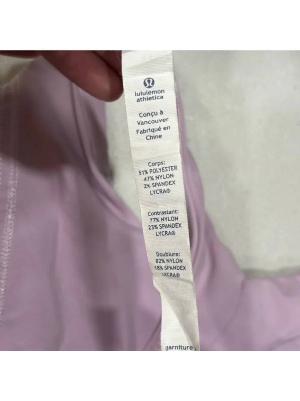 Lululemon Power Dance Tank Top Heathered Rose Built In Sport Bra Size 10